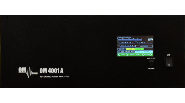 OM POWER OM4001A - amplificatore automatico 160-10 metri con LAN, 4 KW